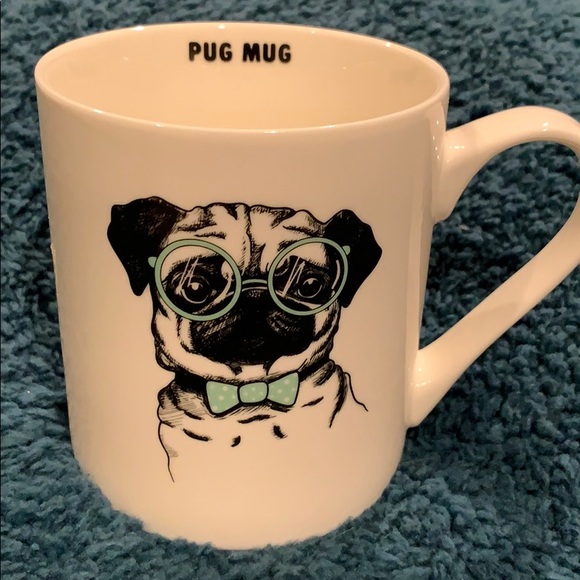Winifred & Lily Dining New Large Ceramic Pug Coffee Mug Poshmark
